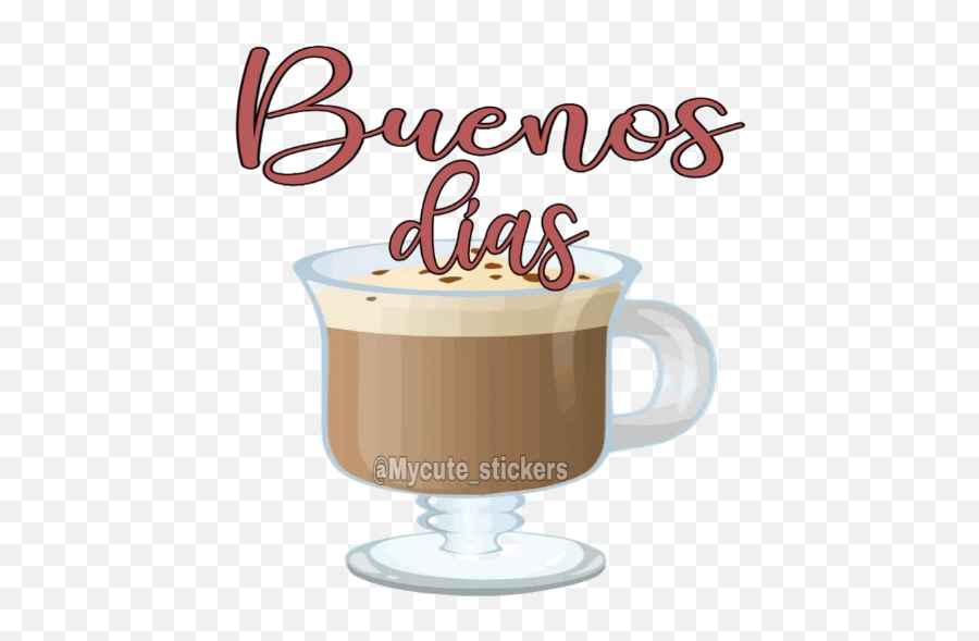 Sticker Maker - Buenos Días Con Café Serveware Emoji,Buenos Dias Emoji