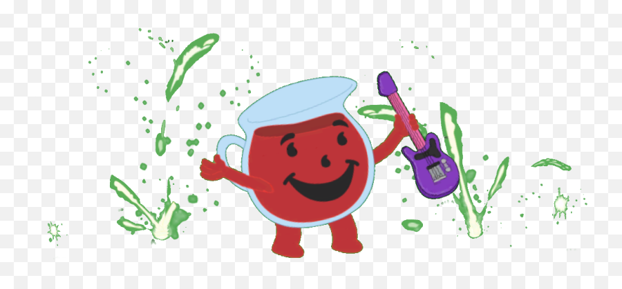 Kool Aid Man Rock Out - Happy Emoji,Rock Out Emoji