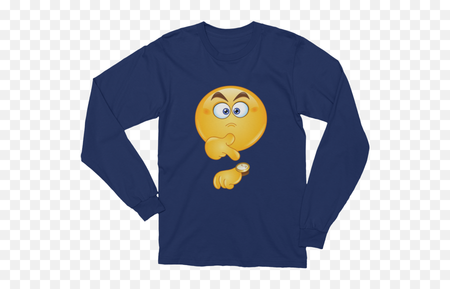 Unisex Respect Time Emoji Long Sleeve T - Shirt What Devotion Coolest Online Fashion Trends Federal Reserve Bank T Shirt,Respect Emoji