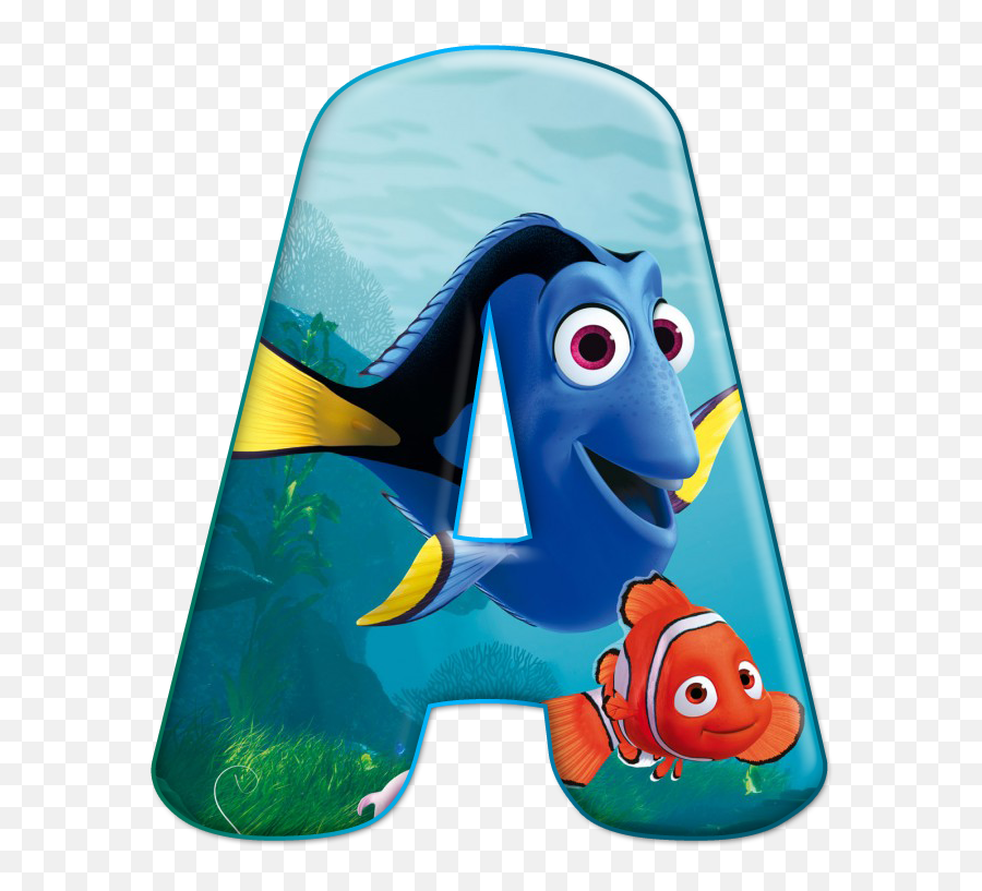 Abecedario Buscando A Nemo Y Buscando A - Finding Nemo Alphabet Letters Emoji,Finding Nemo Emoji Story