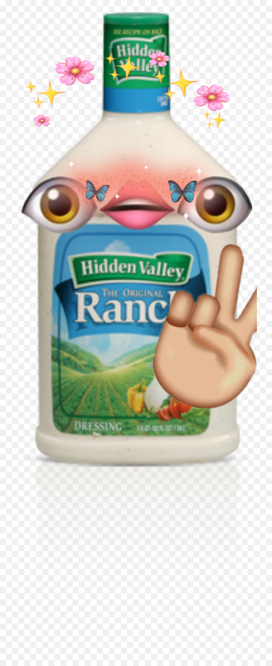 Ranch Sticker - Hidden Valley Ranch Logo Transparent Background Emoji,Ranch Emoji