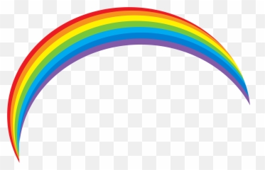 Black And White Rainbow Outline Free - Rainbow Png Emoji,Full Rainbow Emoji