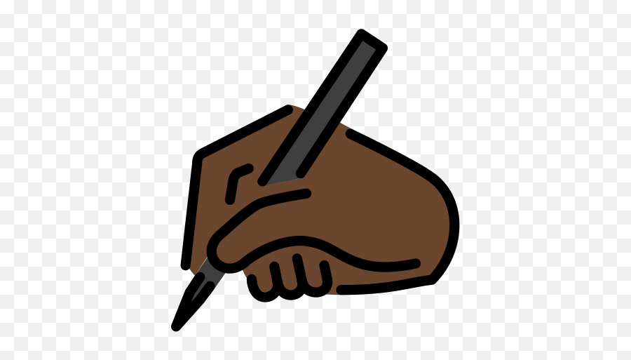 Dark Skin Tone Emoji - Writing Emoji,Emoji Escribiendp Dark Skin Tone Emoji - Writing Emoji,Emoji Escribiendp
