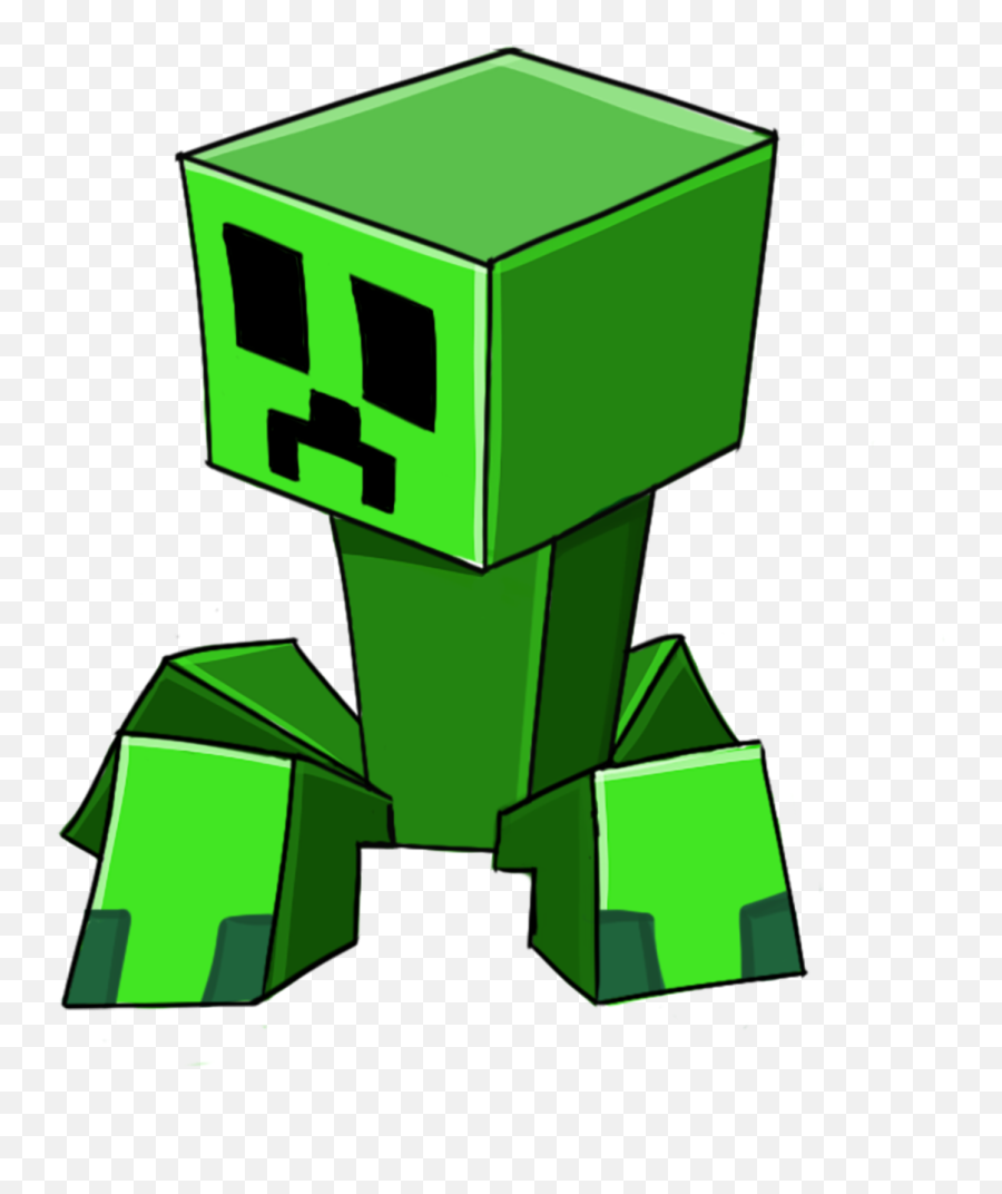 Minecraft Little Png Creeper Redsheep - Minecraft Creeper Clipart Emoji,Minecraft Emoji