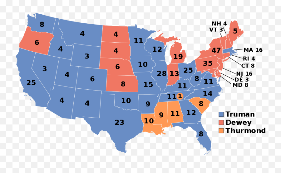 States Presidential Election - 1948 Presidential Election Emoji,Till There Was You Emotion Map