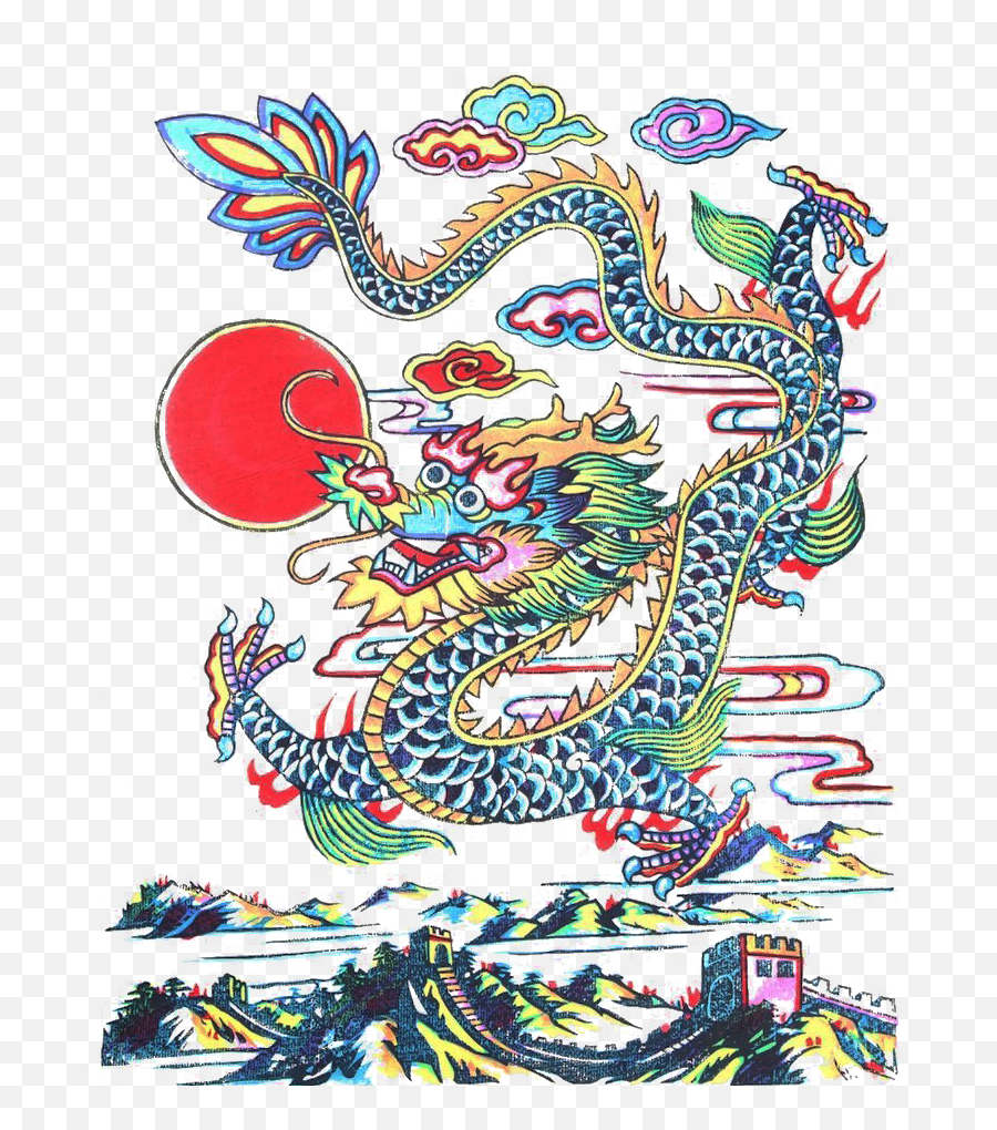 Learn About Chinese Dragons Chinese Language Institute - Traditional Chinese Dragon Colors Emoji,Emoji Movie Masturbator