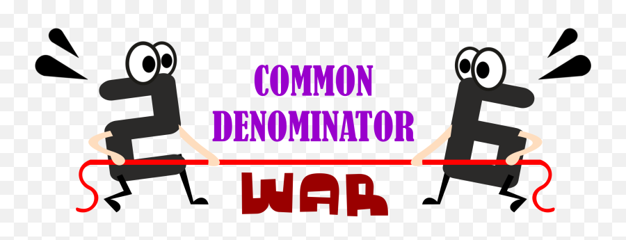 Common Denominator War - For Running Emoji,Simplifying Fractions Winking Emoji Worksheet