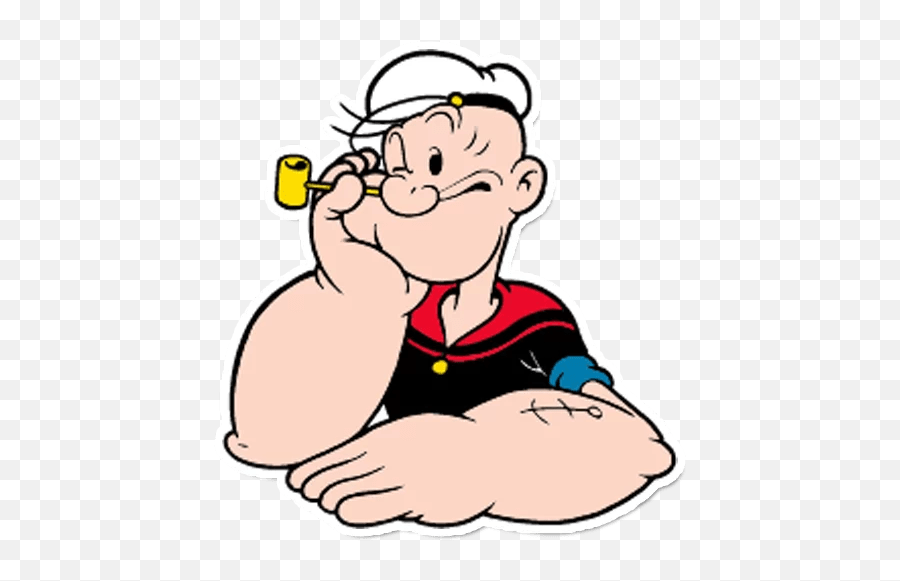 Popeye Stickers - Popeye Logo Emoji,Cancel Popeye Emoji Movie