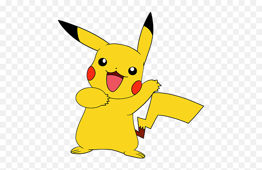How To Draw A Pikachu - Pokemon Pikachu Emoji,Pikachu Emotions