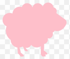 Pink Sheep 3 Icon - Free Pink Animal Icons Ponk Sheep Icon Transparent Emoji,Pixel Sheep Emoticon
