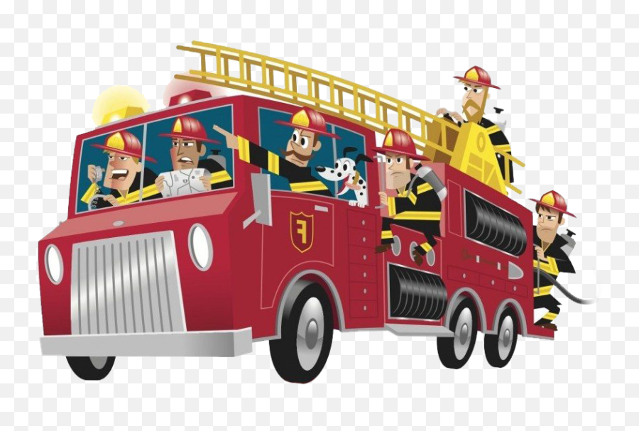 Clipart Transparent Background Fire Truck - Gourmetbastion Clipart Fire Engine Png Emoji,Fire Emoji And Fire Truck Emoji