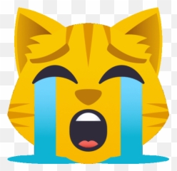 Crying Cat Gif - Happy Emoji,Bawling Emoji