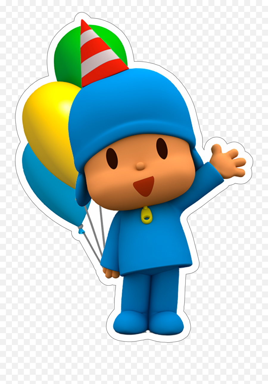 Pocoyo Stickers For Whatsapp - Pocoyo Png Emoji,Zombie Emoji Iphone