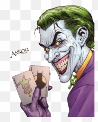 Suicide Squad Joker With Card Png Free - Joker Comic Png Emoji,Suicidé Squad Emojis