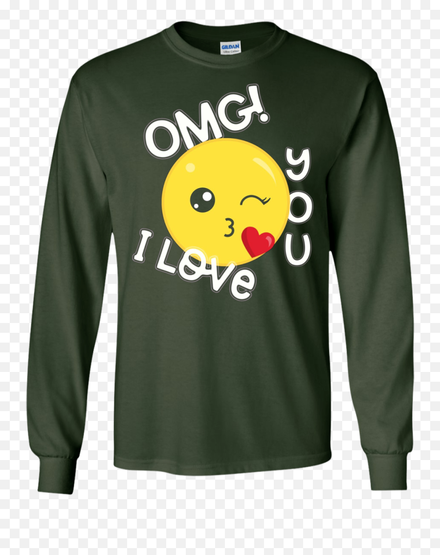 Kiss Emoji Omg I Love You T - Shirt Smiley Emoji Shirt Jetystore Long Sleeve,Where You Fit In Emoticon