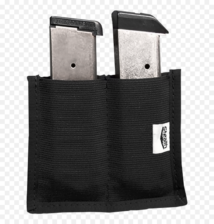 Stealth Velcro Double Magazine Pouch For Gun Safes And - Gun Magazine Holder Emoji,Dual Pistols Emoticon