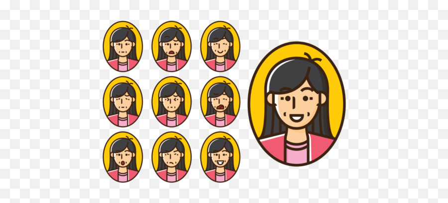 Emotion Icons - 69 Free Emotion Icons Download Png U0026 Svg Expression Vector Png Emoji,Emotions Faces