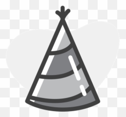 Party Hat Icon Of Colored Outline Style - Vertical Emoji,Pizza Emoji Hat