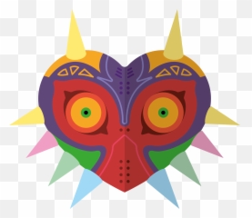 Download Illustration Of Majorau0027s Mask From The Legend Of Emoji,Red Mask Emoji