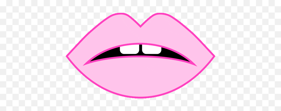 Lips Tongue Out Sticker - Lips Tongue Out Tongue Discover Emoji,Lip Bite Emoji]