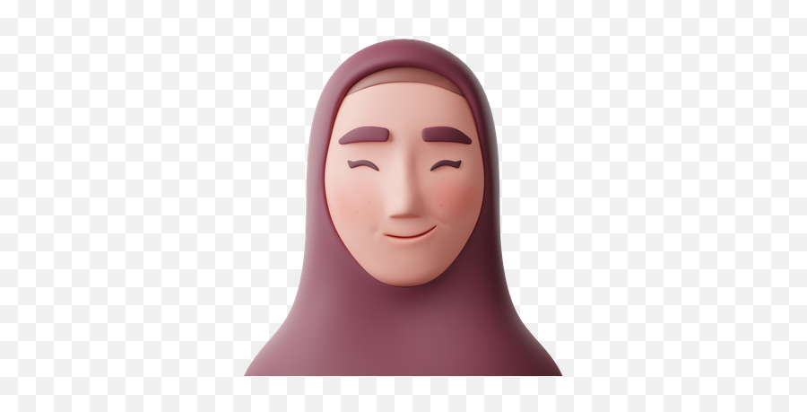Hijab Icon - Download In Glyph Style Emoji,Eyebrow Roll Emoji