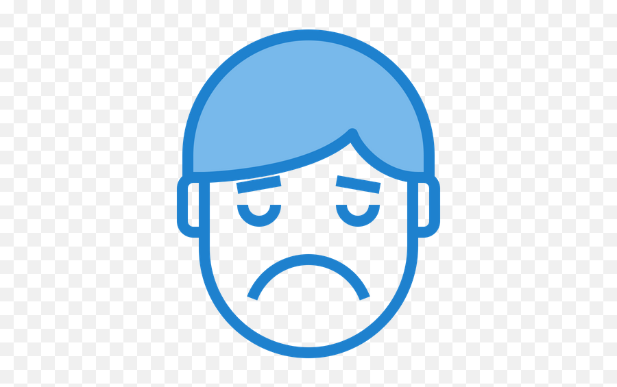 Very Sad Emotion Face Emoji Icon Of Colored Outline Style - Face Of Very Sadness,Sad Emoji Text