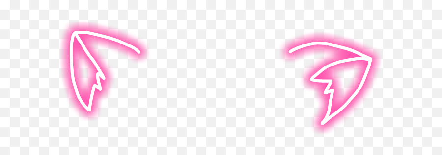 Freetoedit - Cat Ears Sticker Neon Emoji,Thug Life Emoticon