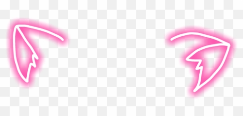 Freetoedit - Cat Ears Sticker Neon Emoji,Thug Life Emoticon