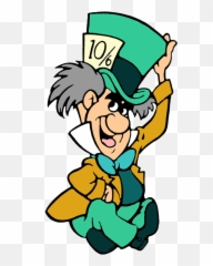 March Hare And Mad Hatter Clip Art Emoji,Mad Hatter Emoji