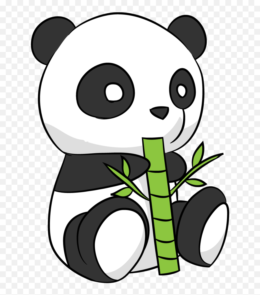 Panda Clipart Illustrator Panda - Panda Drawing Png Emoji,Panda Emoji Shirt