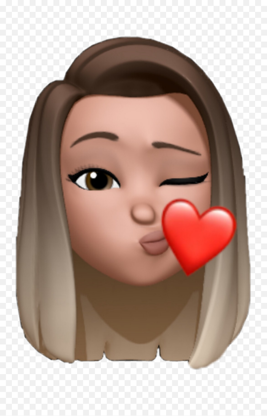 Girl Straight Kiss Heart Sticker By Adrianna Tsili - Girl Emoji Heart Kiss,Girls Love Emojis Meme