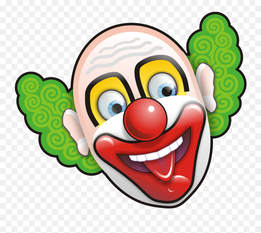 Clown Png Images Clown Emoji Transparent Free Clipart - Funny Clown Face Png,Wwe Emoji Free