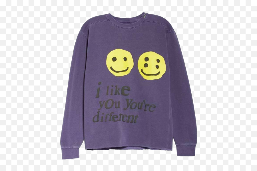 Purple Sweater - Like You You Re Different Sweatshirt Emoji,Purple Hurt Emoticon