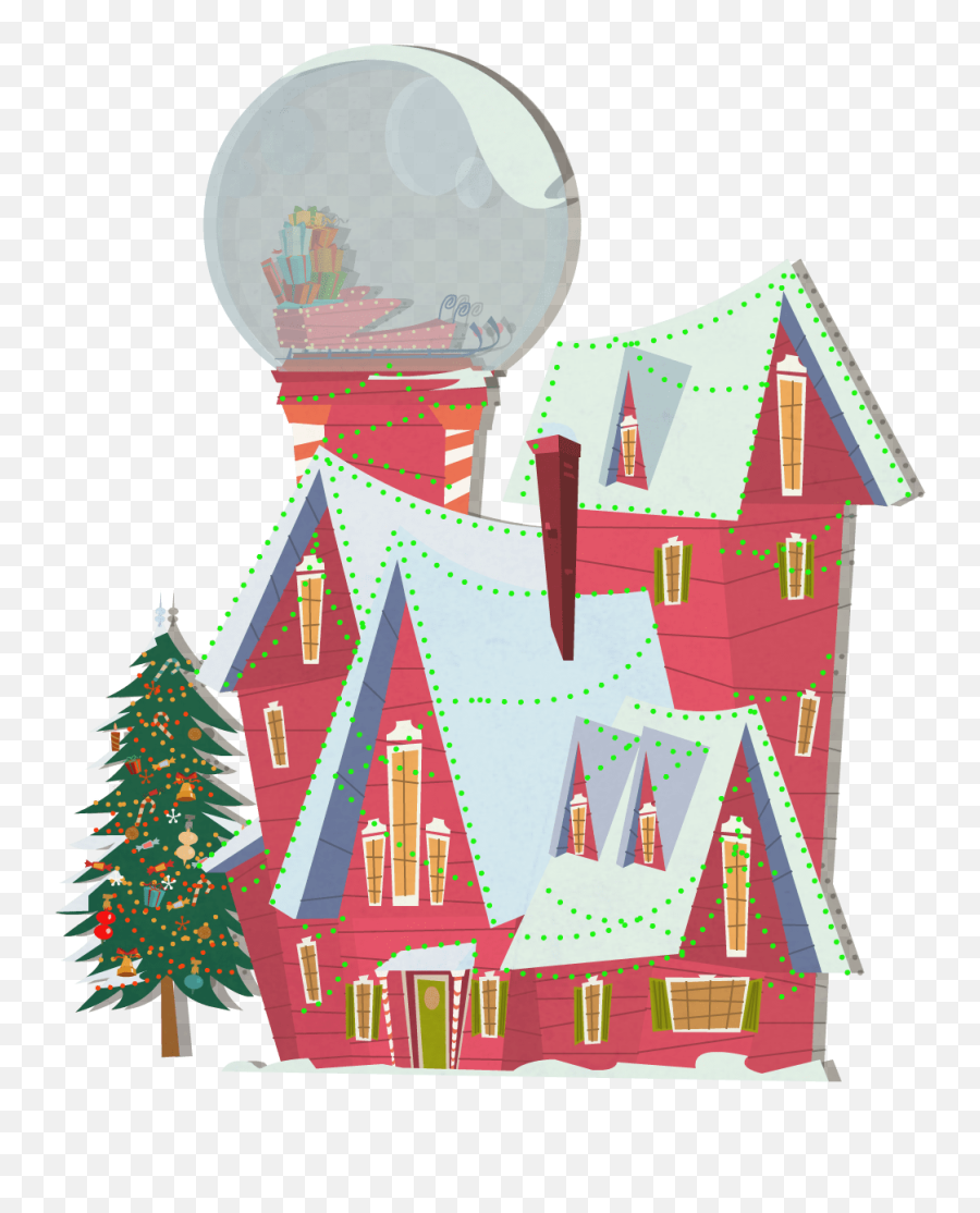 Clipart Houses Santas Clipart Houses Santas Transparent - Transparent Santa House Clipart Emoji,49er Emoji