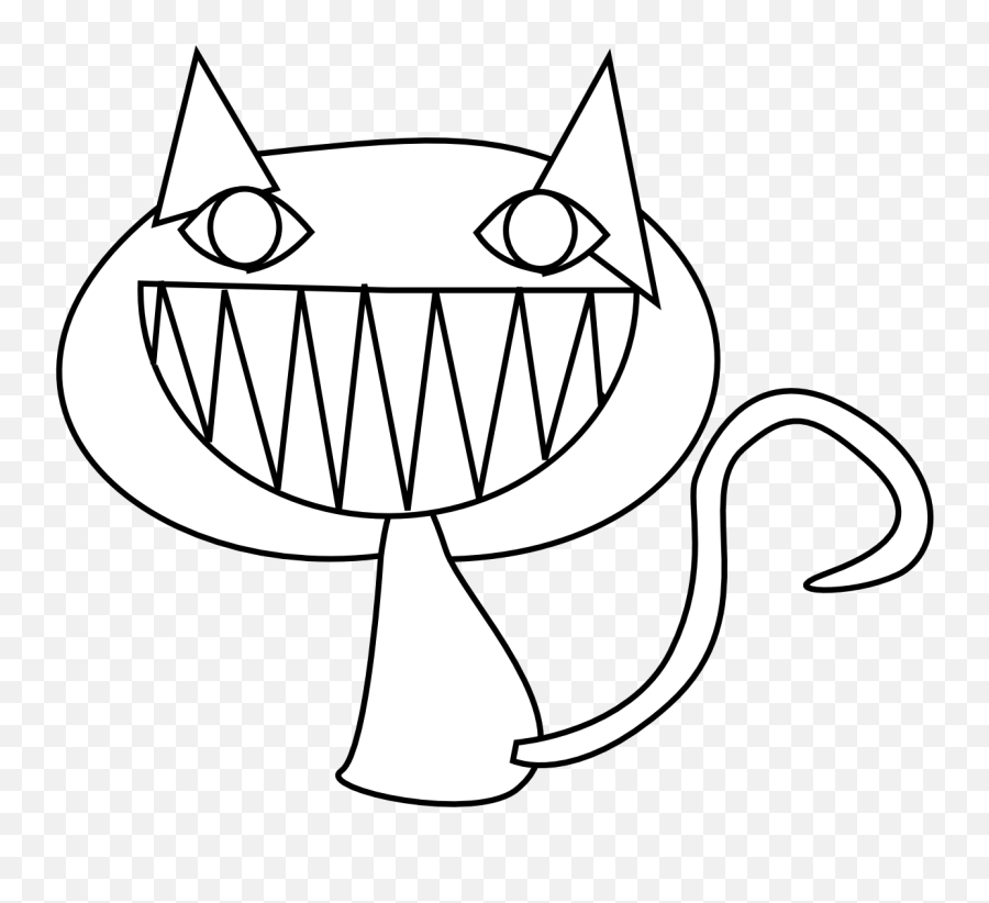 Smile Mouth Png Black And White U0026 Free Smile Mouth Black And - Kucing Hitam Kartun Emoji,Lopsided Smile Emoticon
