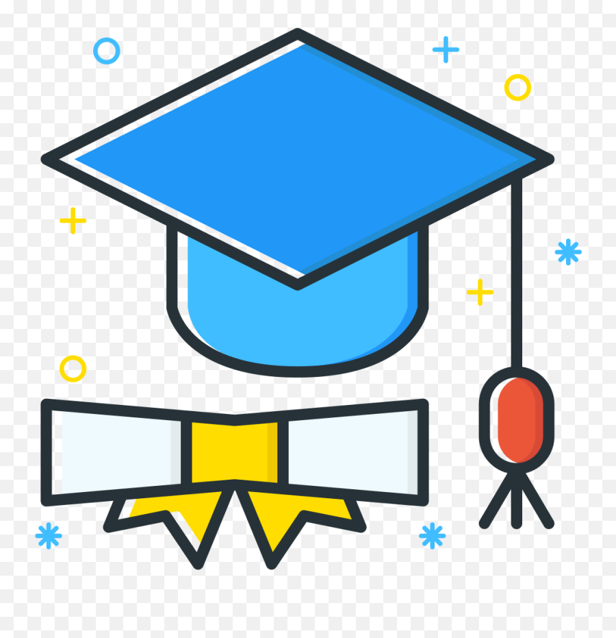 Graduate Icon Job Seeker Iconset Inipagi Studio - Graduation Icon Png Transparent Emoji,Graduation Emoji