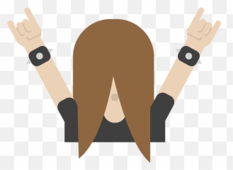 Headbanger - National Emoji,Metal Emoji