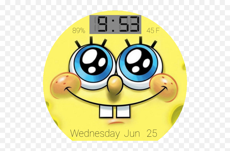 Spongebob U2013 Watchfaces For Smart Watches - Non Veg Jokes Dp Emoji,Spongebob Picture Comment Text Emoticon