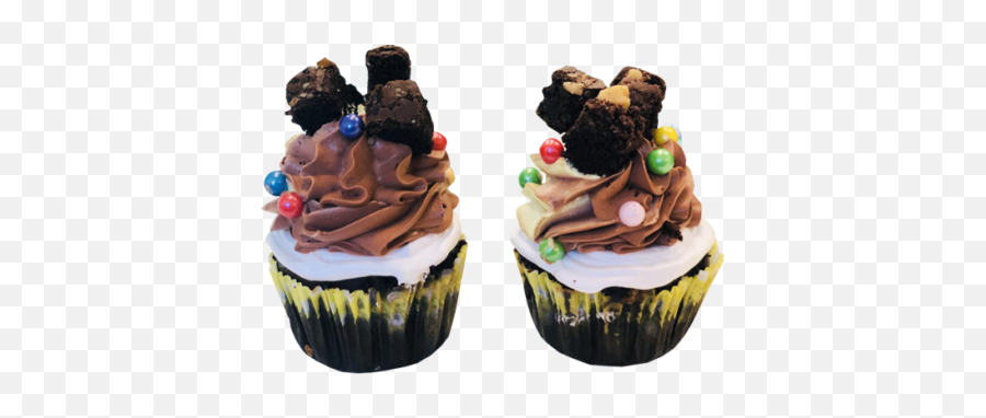 Brownie Cupcakes Pack Of 6 Pcs - Cupcake Emoji,Brownie Emoji