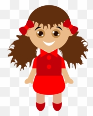 Baby Doll Girl Clipart Free Svg File - Svgheartcom Tanulásban Akadályozott Gyermekek Emoji,Baby Boy Feet Emojis Clipart