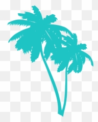 Download Palm Trees Clip Art - Purple Palm Tree Png Full Emoji,Download Emoji For Palm Trees