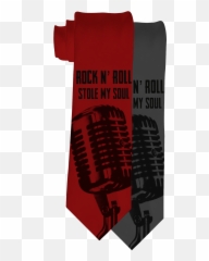 Rock N Roll Stole My Soul Necktie - Grenade Emoji,Rock N Roll Metal Horns Emoticon