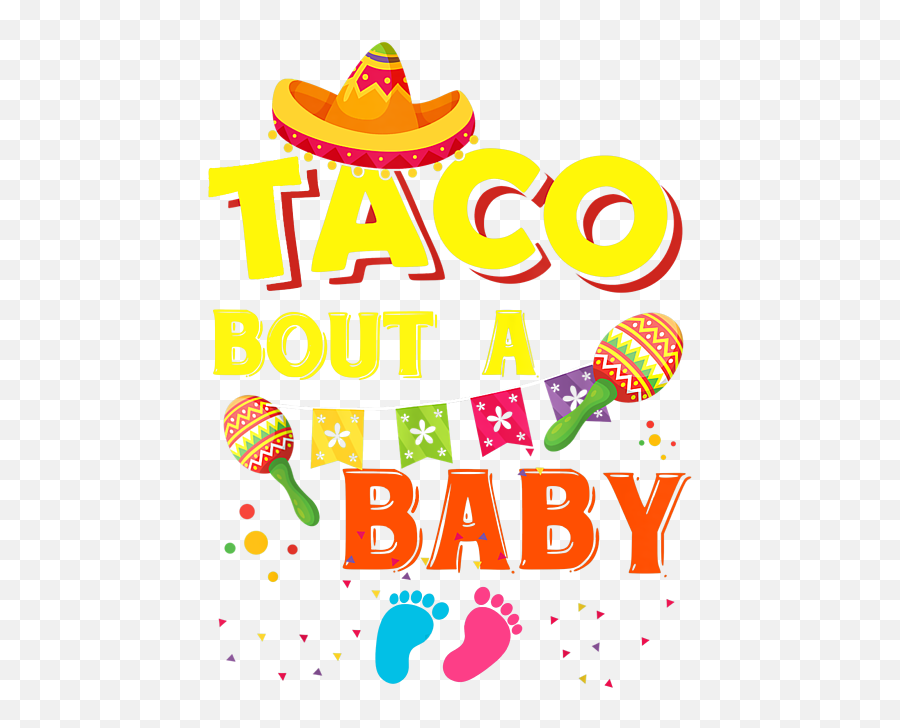 Taco Bout A Baby Pregnancy Announcement Cinco De Mayo Tshirt - Maraca Emoji,Emoticons For 5 De Mayo