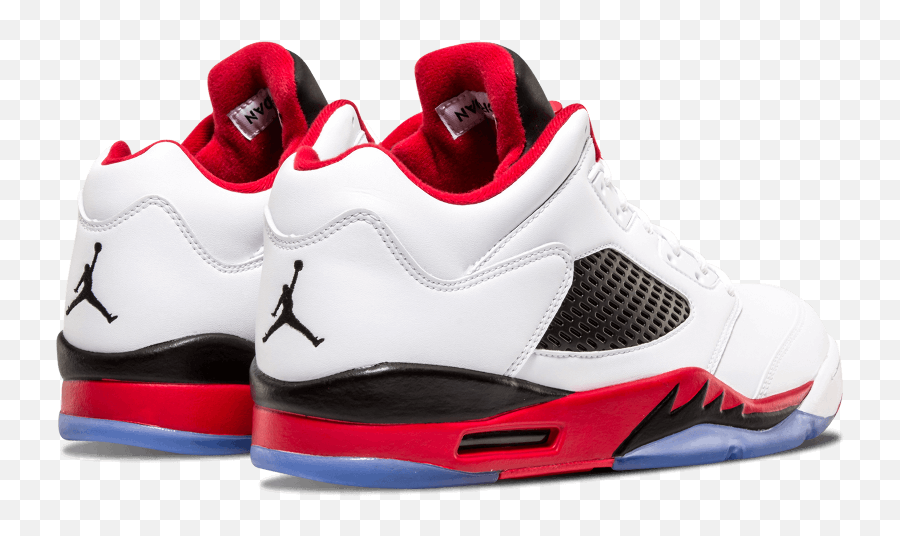 The Daily Jordan Air Jordan 5 Low Fire Red - Air Jordans Jordan 5 Emoji,Emoji Basketball Socks