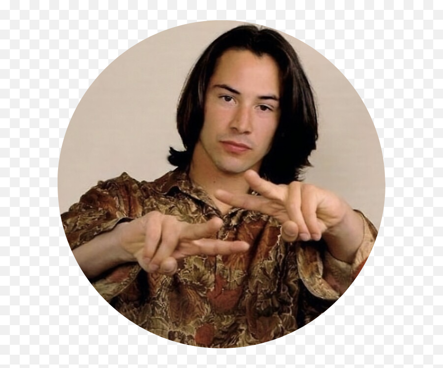 Keanu Reeves Is Here To Please - Keanu Reeves Young Emoji,What Emotion Was Used When Playing With Images Of Kenau Reeves