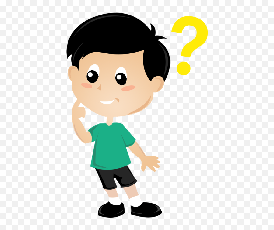 Child Thought Clip Art - Boy Thinking Png Download 640800 Thinking Boy Cartoon Png Emoji,Thinking Emoji Vector