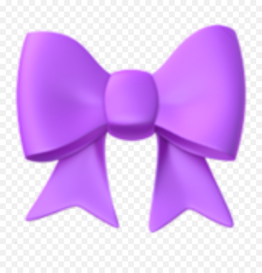 Sticker - Bow Emoji,Purple Ribbon Emoji