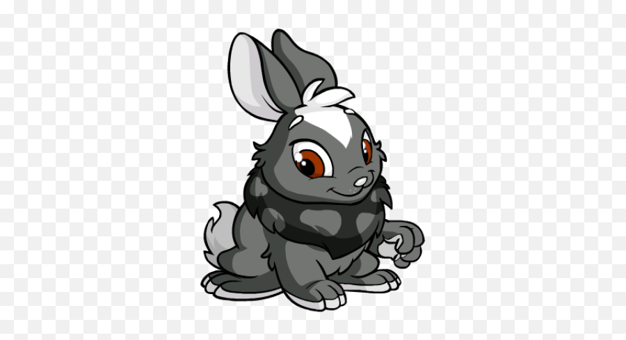 Skunk Cybunny - Darigan Cybunny Emoji,Rabbit Emotion Art