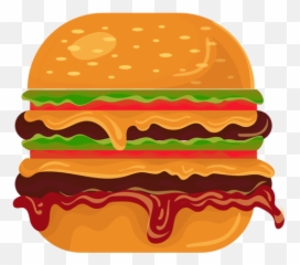 Double Burger Icon Transparent Png Emoji,Cheeseburger Emoji Pillow