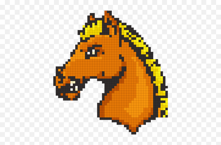 Number - Horse Pixel Art Emoji,Angry Horse Riding Emoji